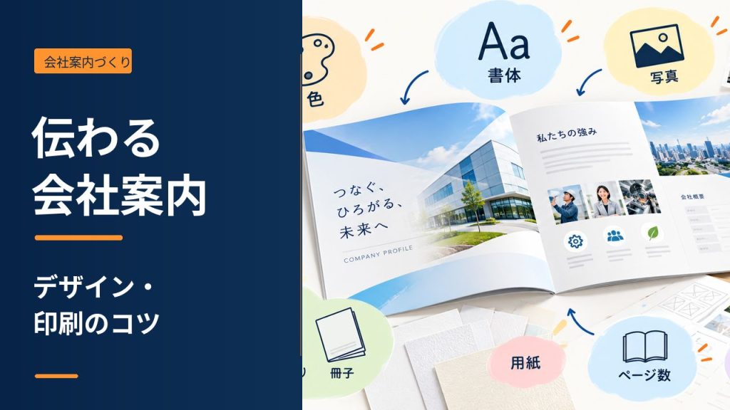 会社案内 作り方 パンフレット 伝わるコツ